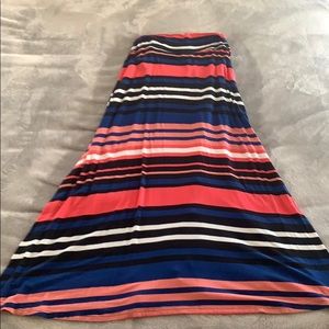 Multicolor maxi skirt